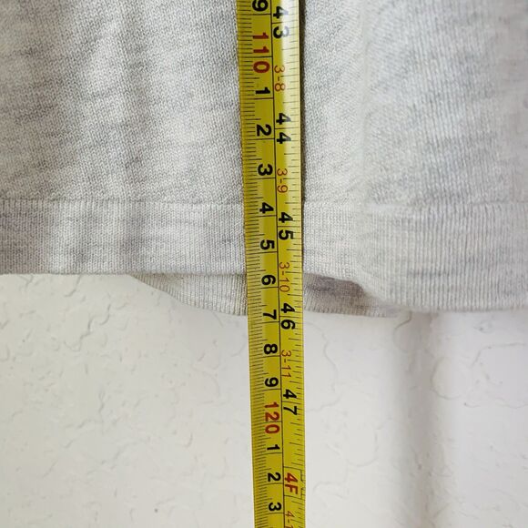 Torrid Sweater Dress 4X Oatmeal Heather Cross Front Skater Mini Preppy Autumn - Picture 8 of 10